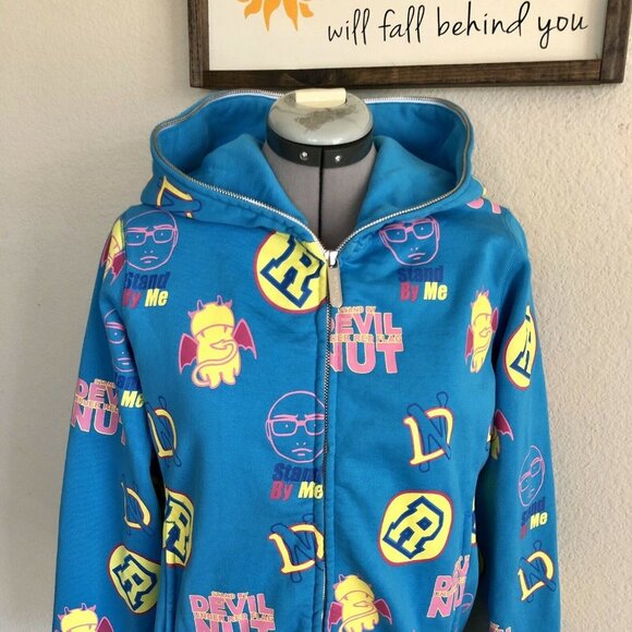 DEVIL NUT Under the Red Flag Hoodie Zip Sweater - Picture 2 of 12